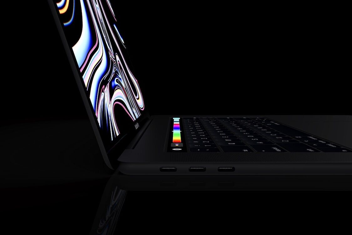 苹果 16 寸 MacBook Pro 渲染图曝光：全面屏、6 个 USB-C