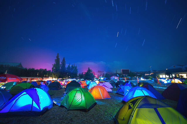 夜太美！长沙石燕湖帐篷节开幕，星空银河等着你