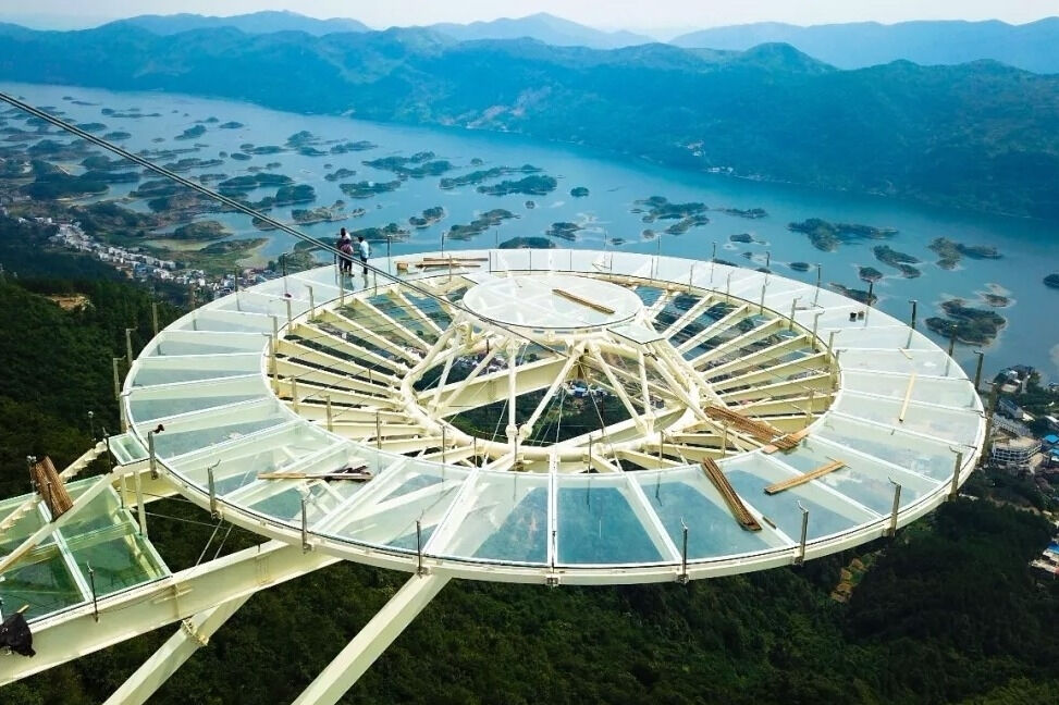 湖北新地标，全景俯瞰千座岛屿，仙岛湖天空之城景区一日游！