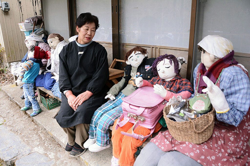 日本最恐怖村落，350个人偶遍布村庄四处