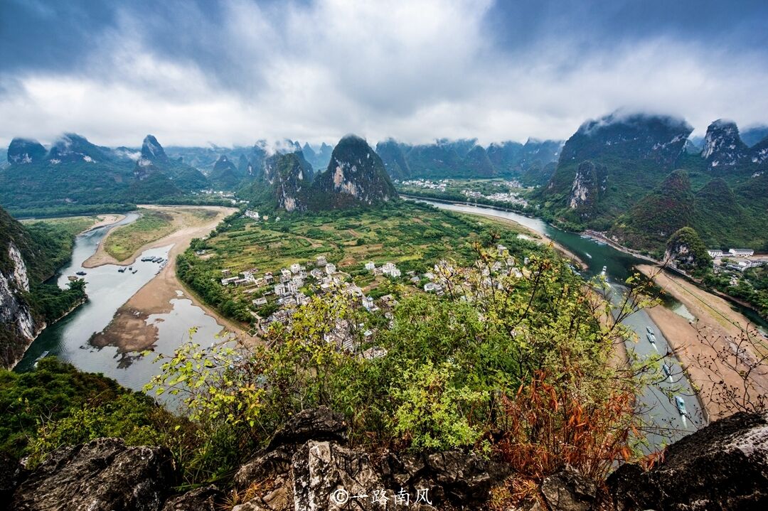 日本人在桂林修了一座观景台，看到的风景像仙境一样！