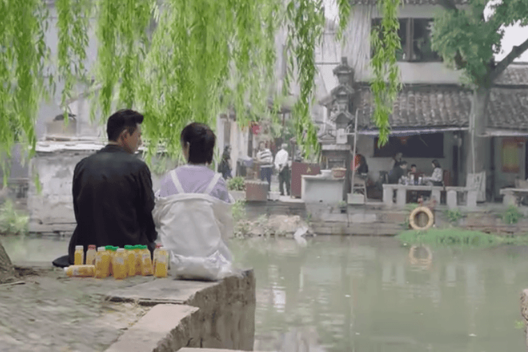 跟《亲爱的》现男友一起回老家，就在苏州的这个地方，人少景好